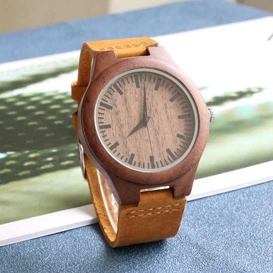 Wrist Watch Women relogio masculino Quartz Watches Men Wood Wristwatches Gifs Support Customization Wholesale Dropshipping