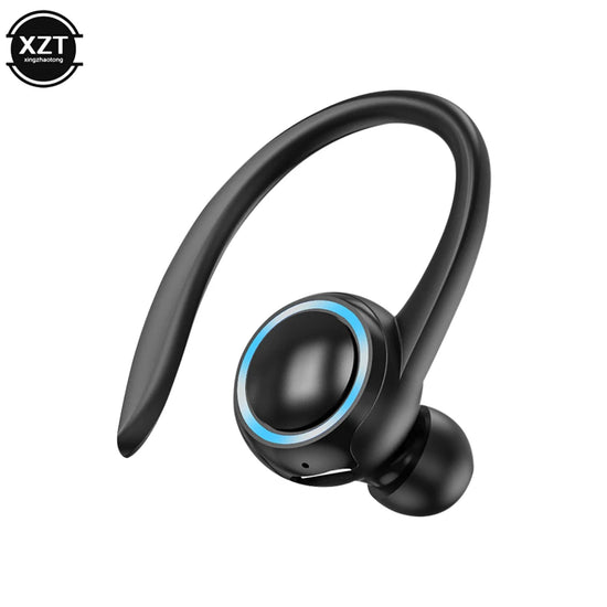 A1S Hanging-Ear Bluetooth Sports Headset Single Handsfree Earphone Stereo Noise Canceling Business Headphones For Smart Phones